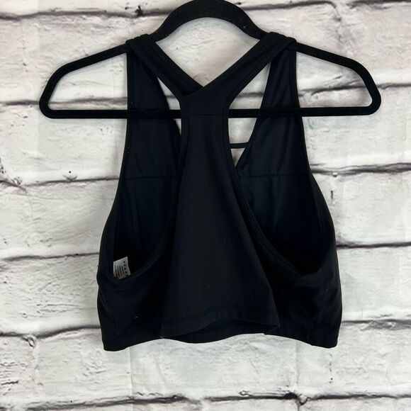 Zyia Women's 3XL Black Criss Cross Crop Top Activewear Tank - Picture 4 of 7